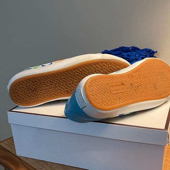 Y2K Coach Multicolor Canvas Sneakers - Picture 6 of 6